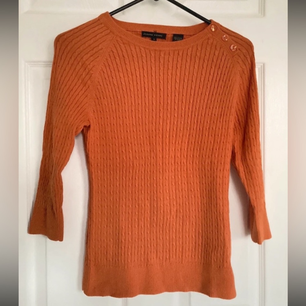 Jeanne Pierre 100% cotton sweater